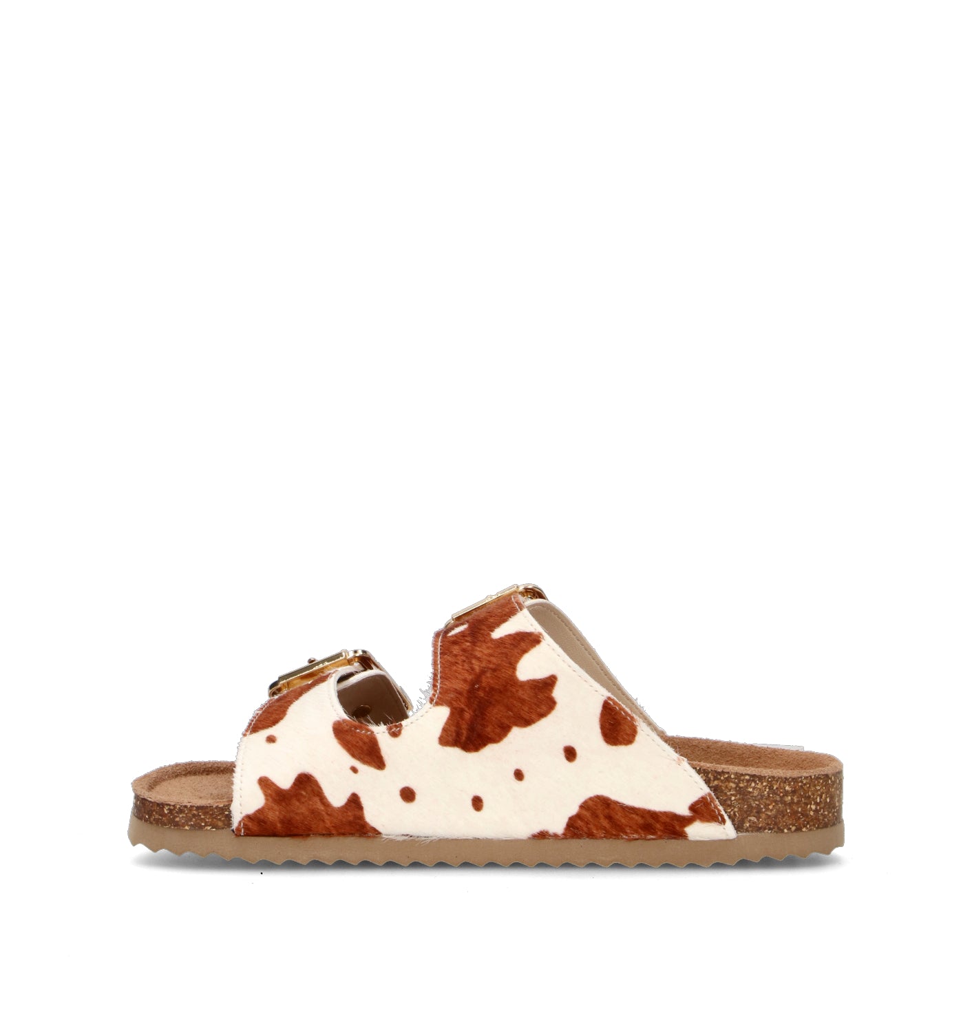 COLORS OF CALIFORNIA Ciabatta donna bianca/marrone in suede