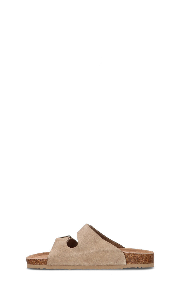 COLORS OF CALIFORNIA Ciabatta uomo beige in suede