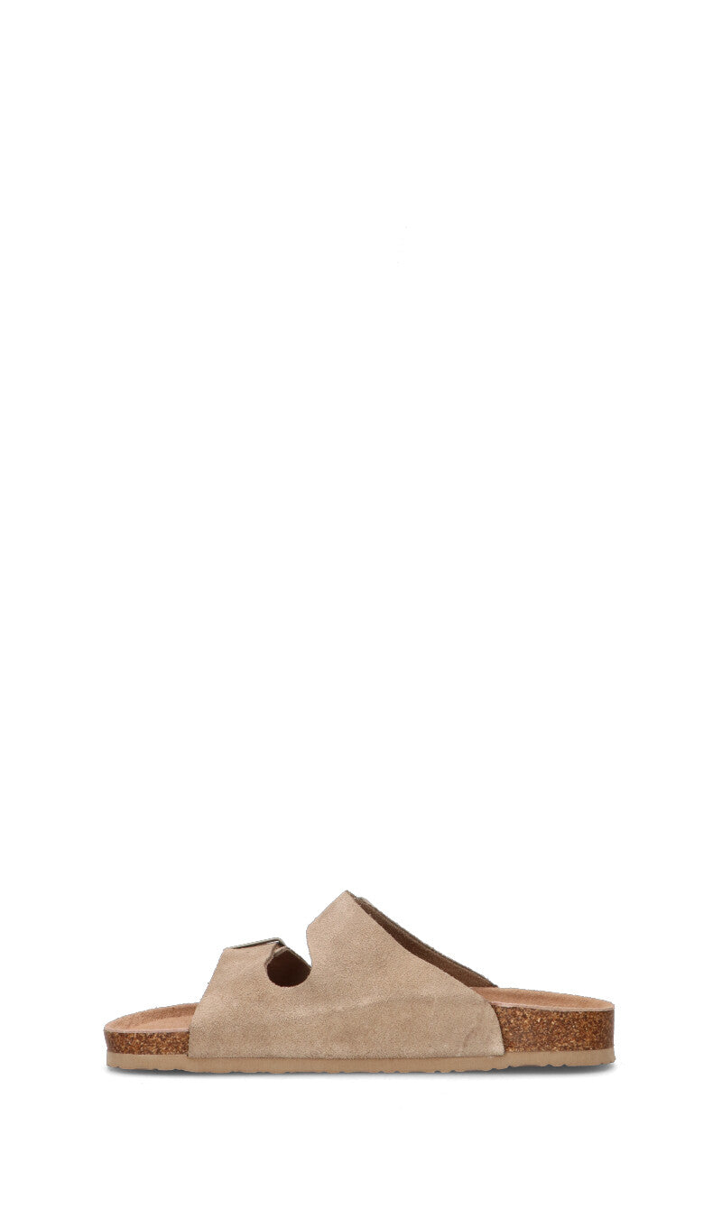 COLORS OF CALIFORNIA Ciabatta uomo beige in suede