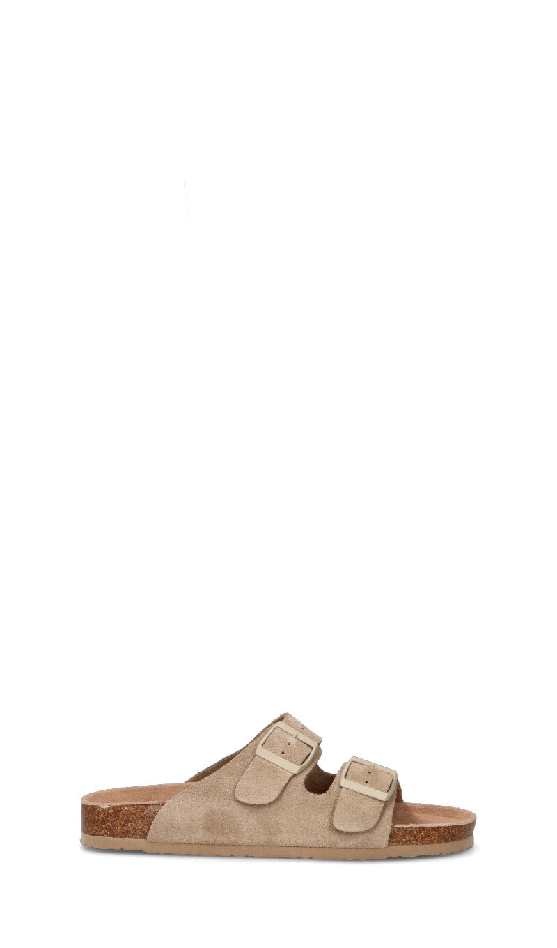 COLORS OF CALIFORNIA Ciabatta uomo beige in suede