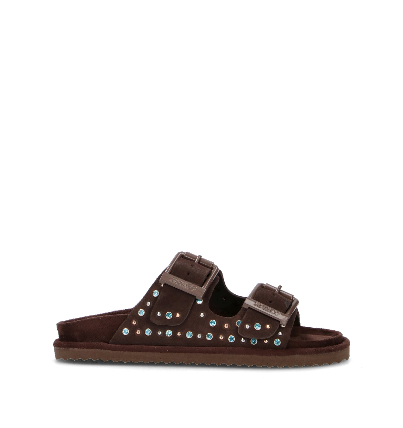 COLORS OF CALIFORNIA Ciabatta donna moka in suede