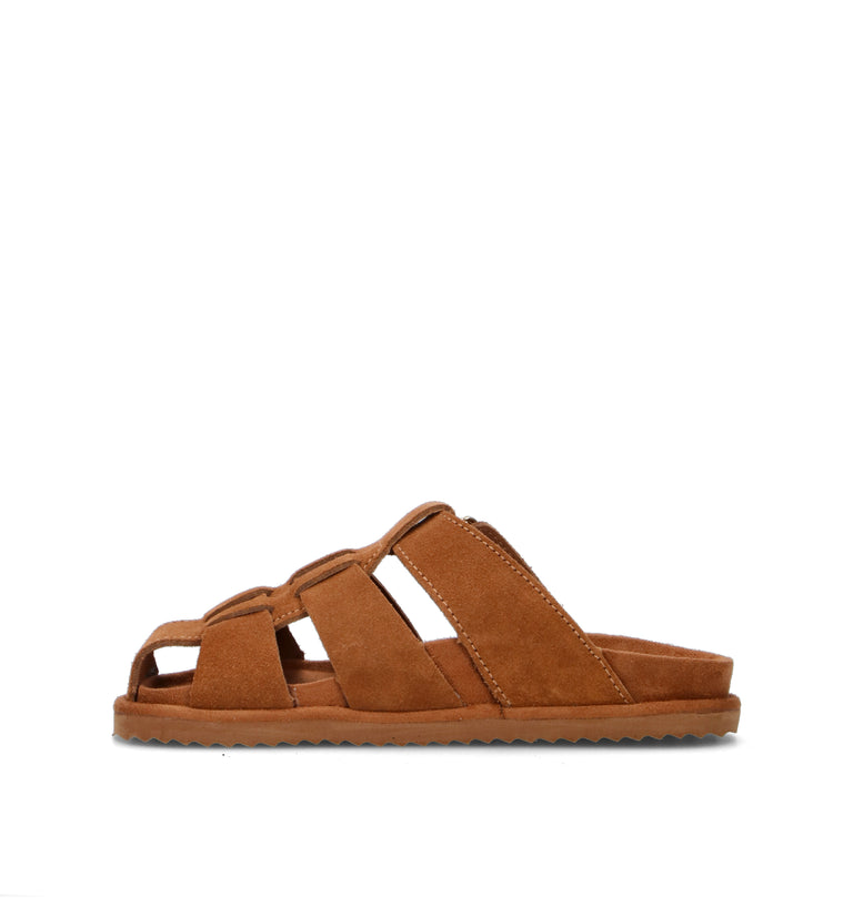 COLORS OF CALIFORNIA Ciabatta donna marrone in suede