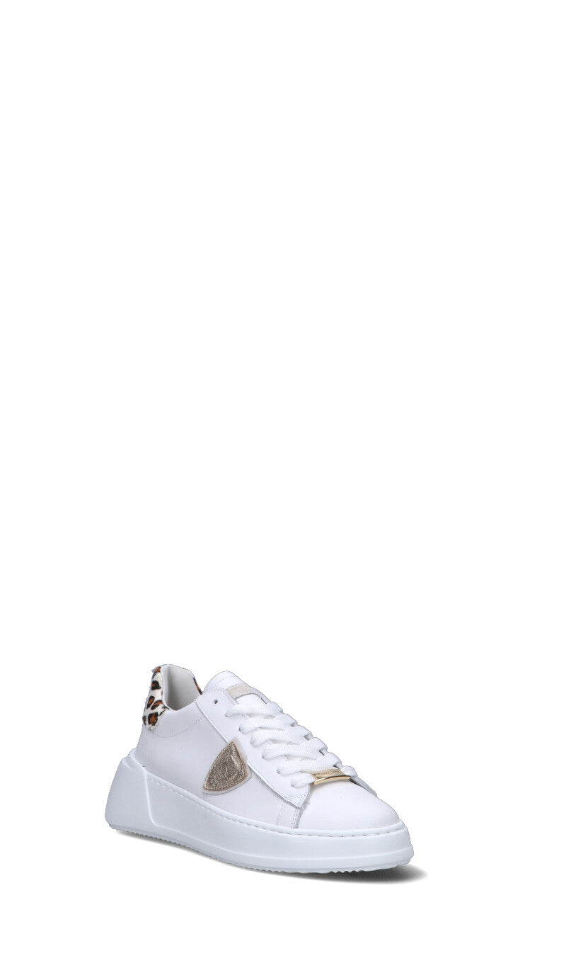 PHILIPPE MODEL Sneaker donna bianca in pelle