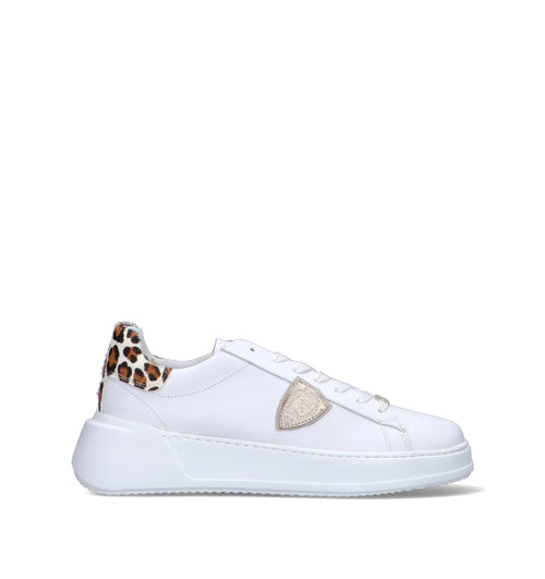 PHILIPPE MODEL Sneaker donna bianca in pelle