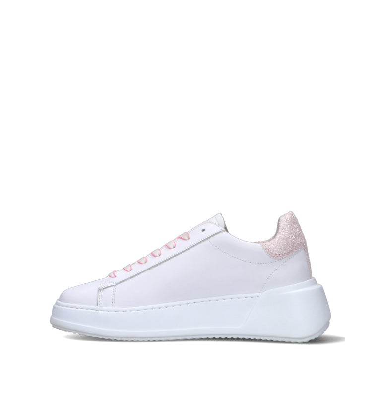 PHILIPPE MODEL Sneaker donna bianca/rosa