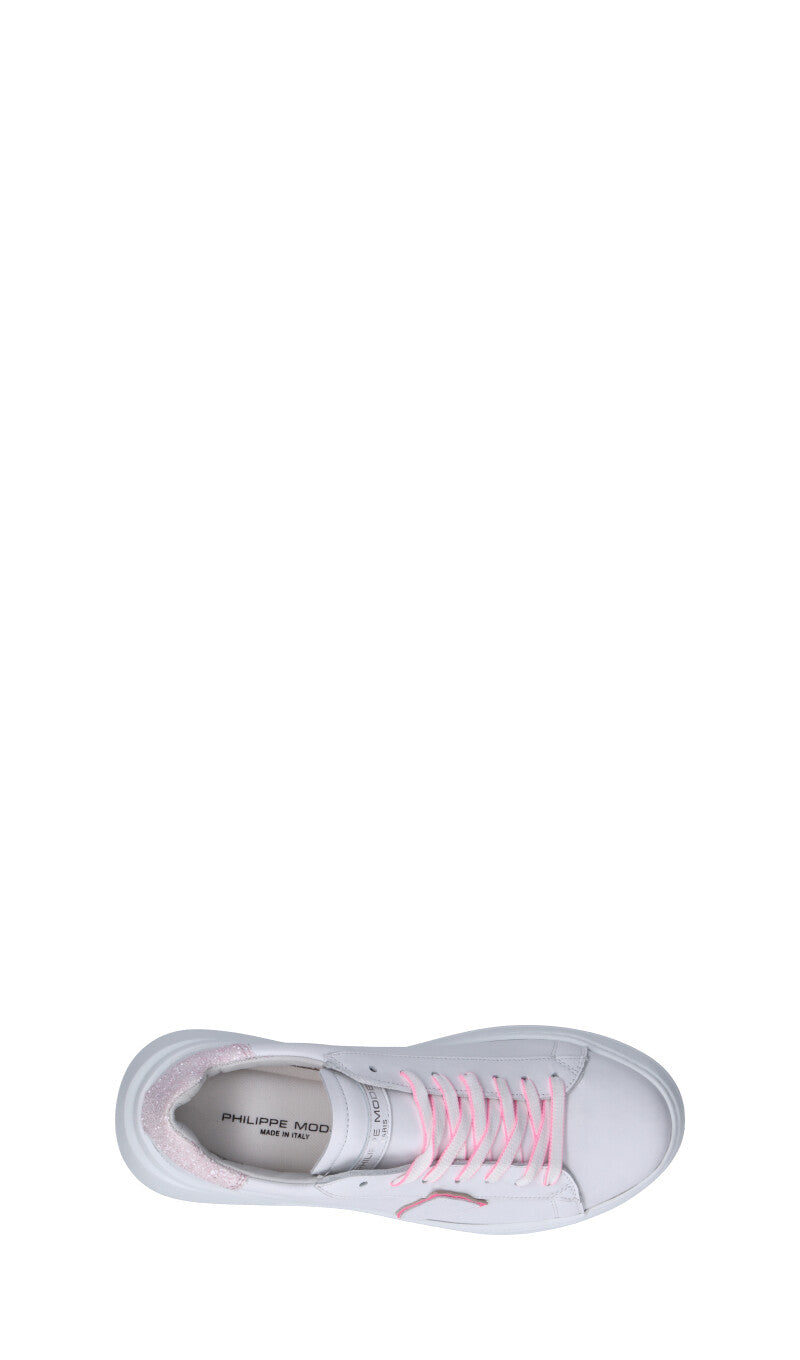 PHILIPPE MODEL Sneaker donna bianca/rosa