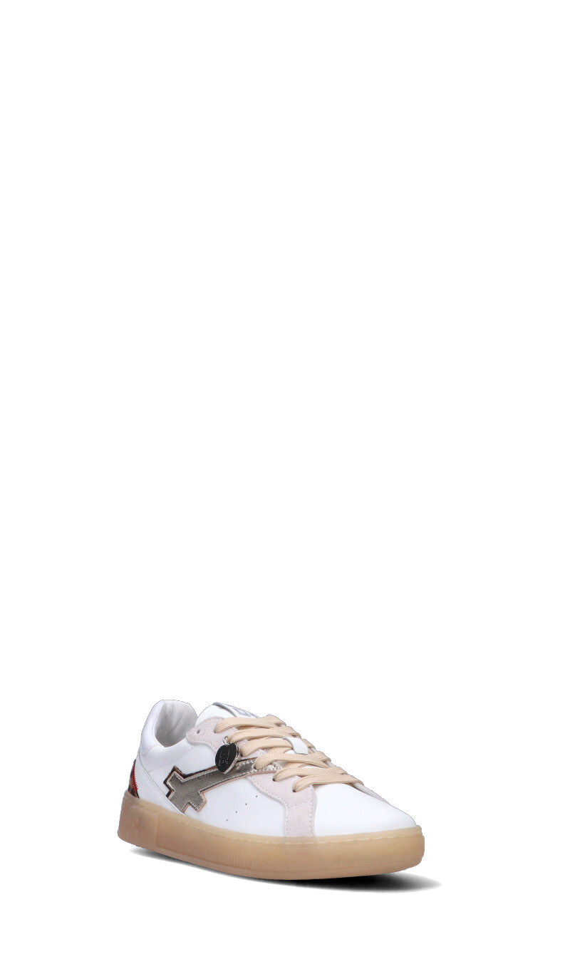 GIO+  Sneaker donna bianca in pelle