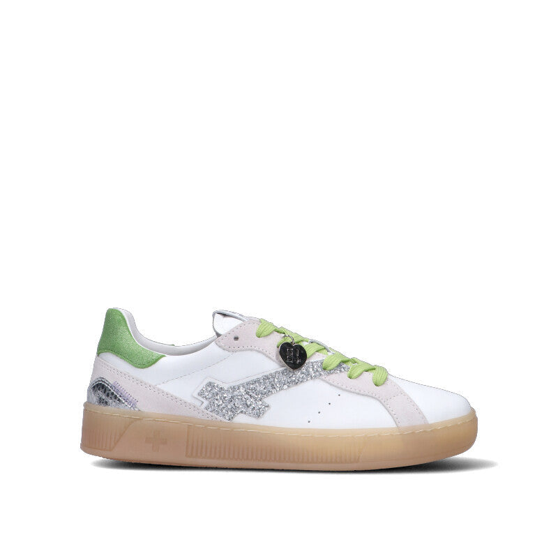 GIO+ Sneaker donna bianca in pelle