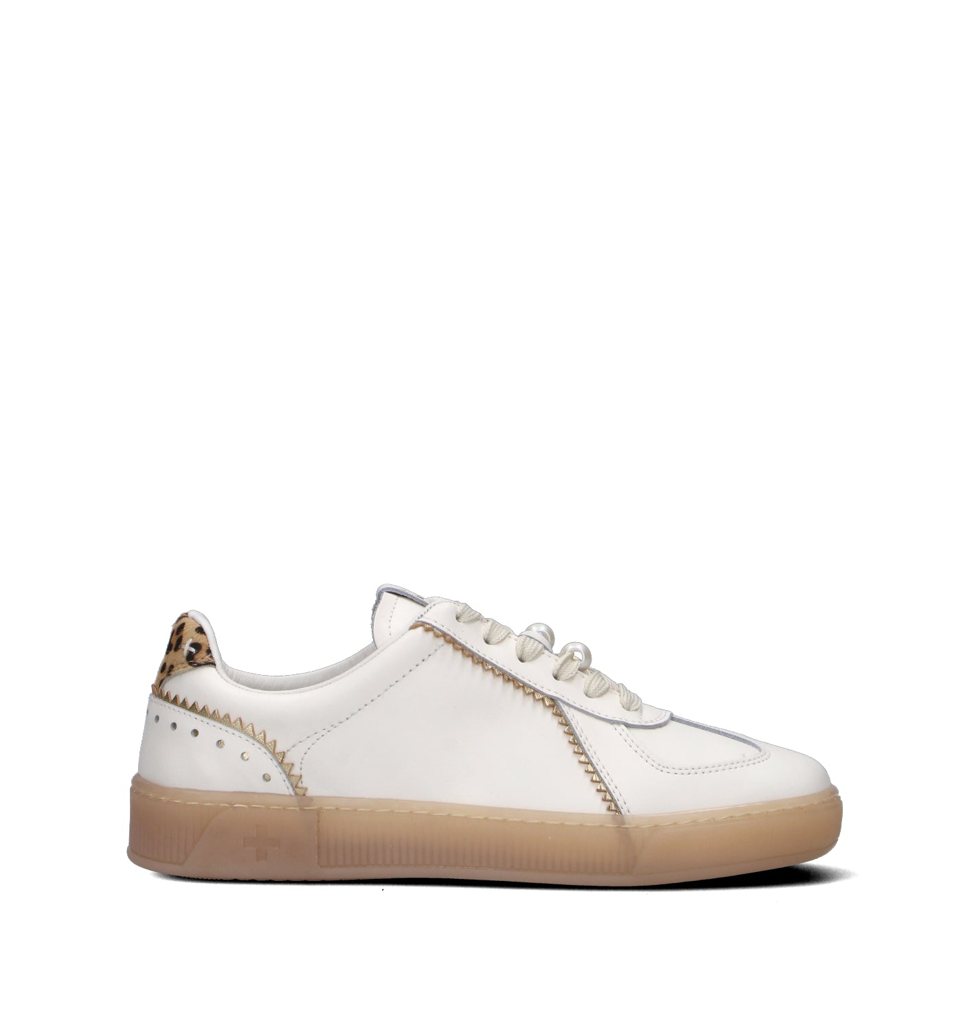 GIO+ Sneaker donna bianca in pelle