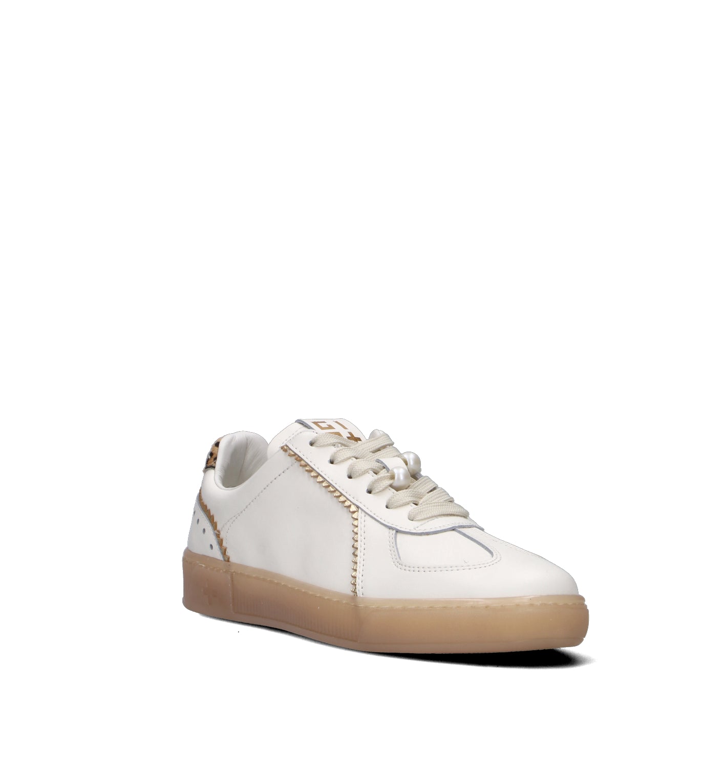GIO+ Sneaker donna bianca in pelle