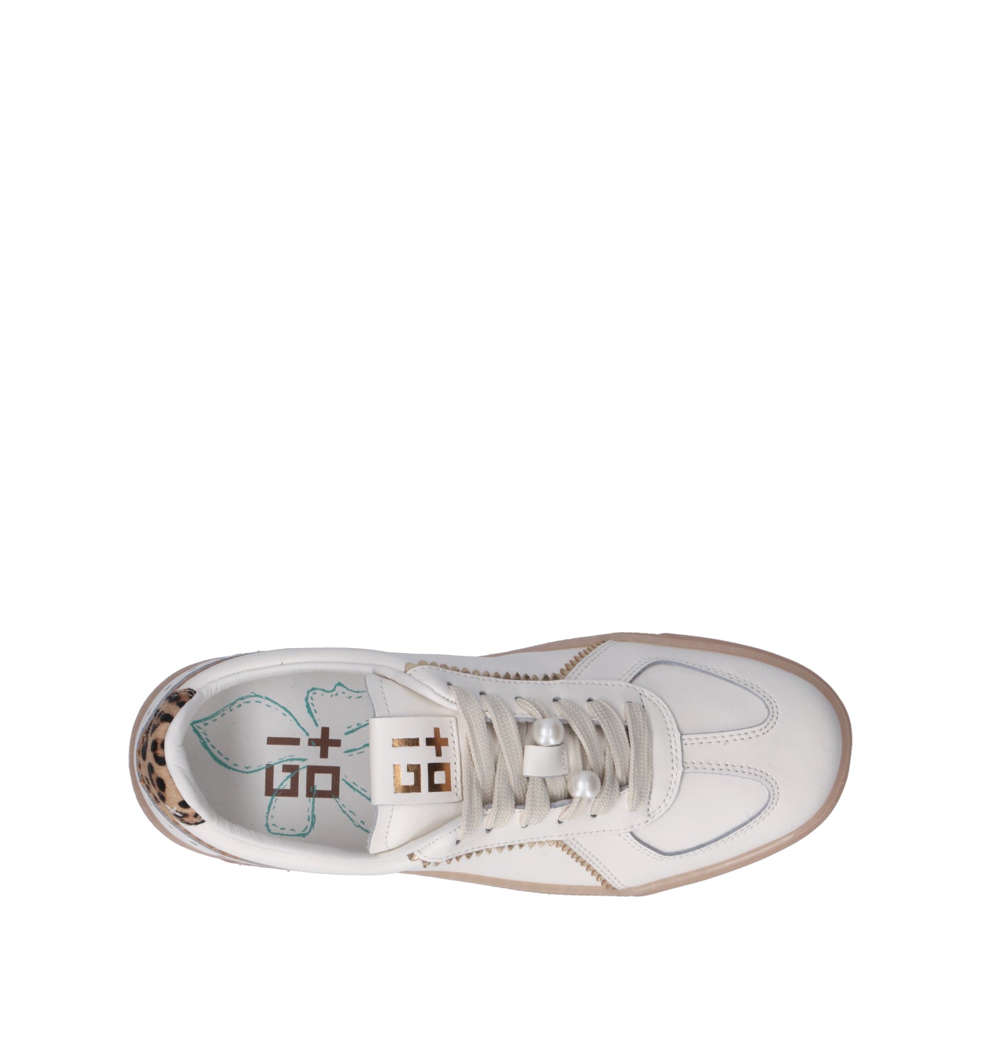 GIO+ Sneaker donna bianca in pelle