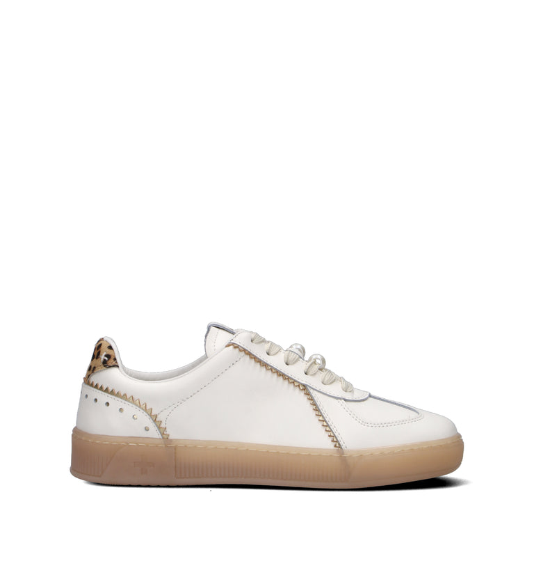 GIO+ Sneaker donna bianca in pelle