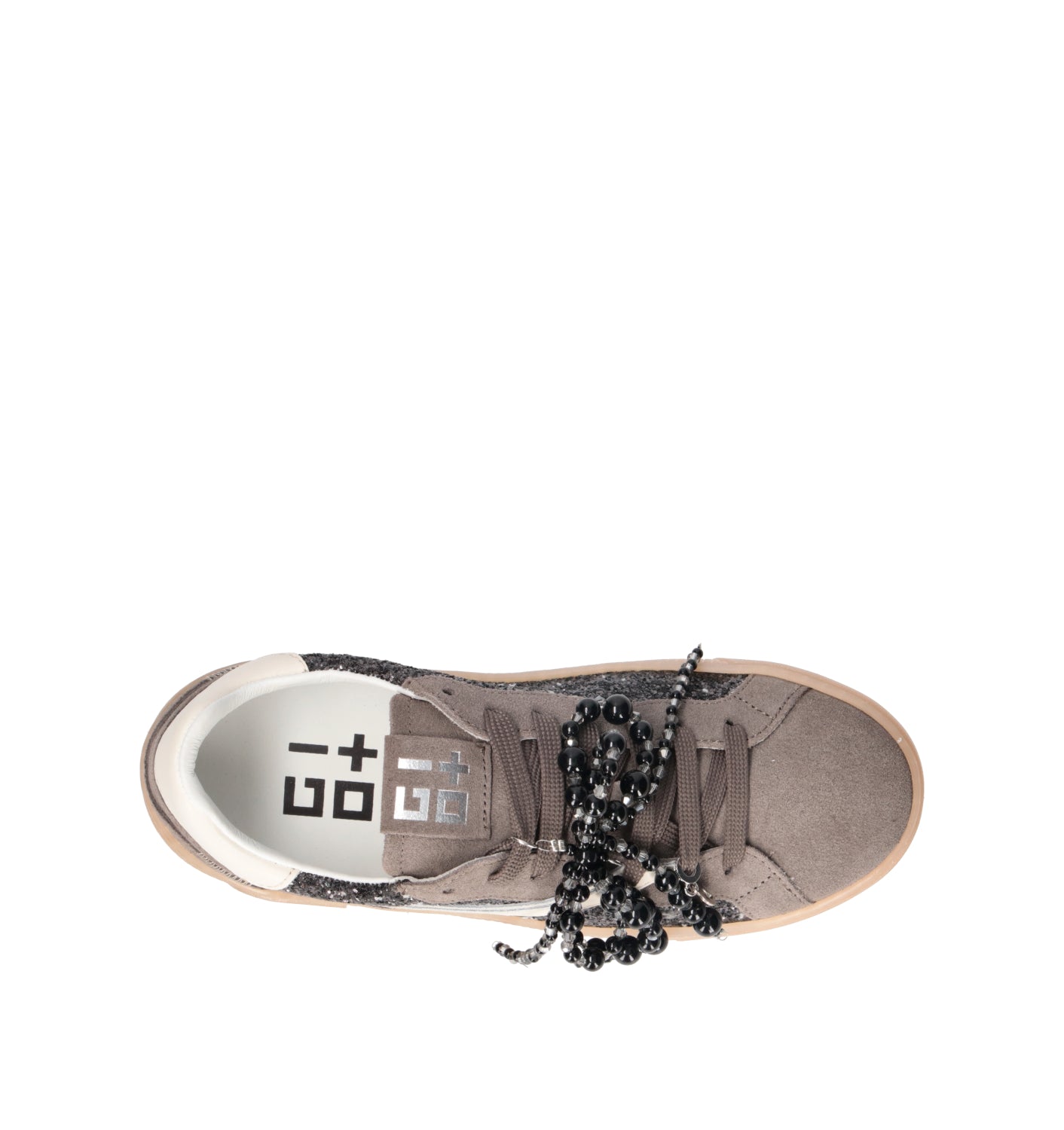 GIO+ Sneaker donna grigia in suede