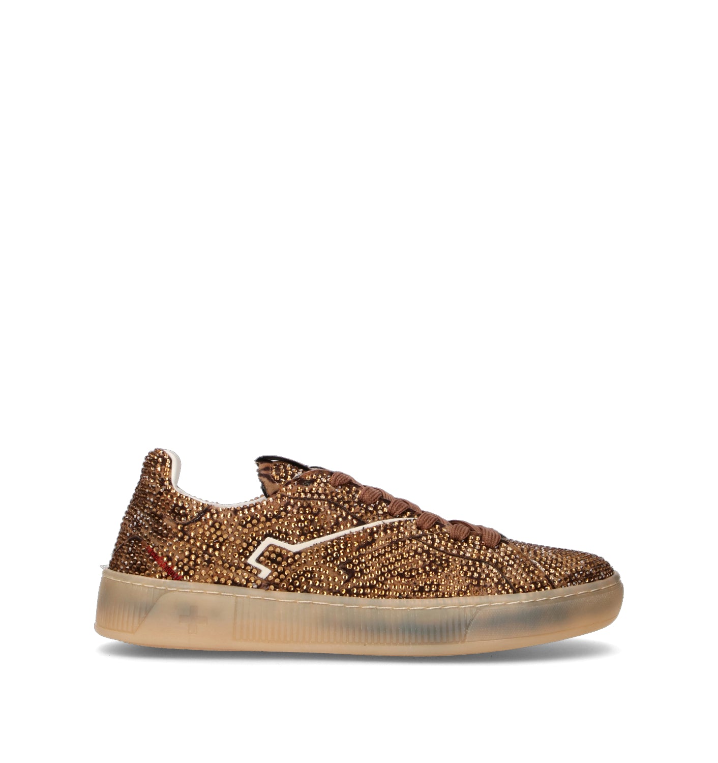 GIO+ Sneaker donna marrone in suede