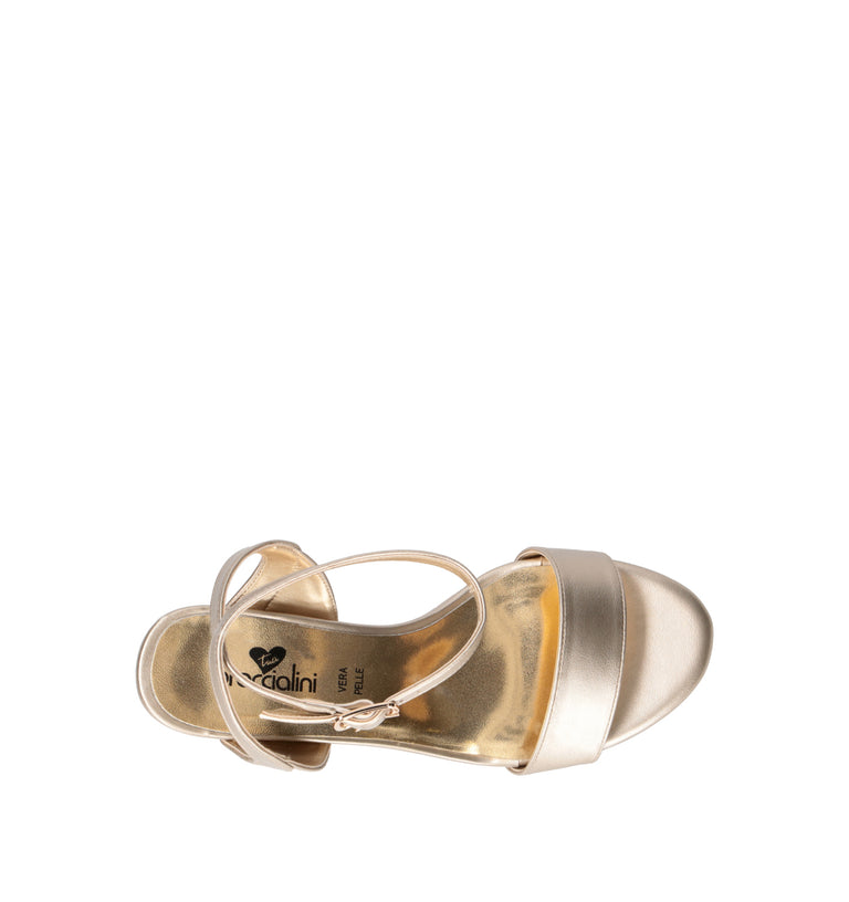 BRACCIALINI Sandalo donna oro