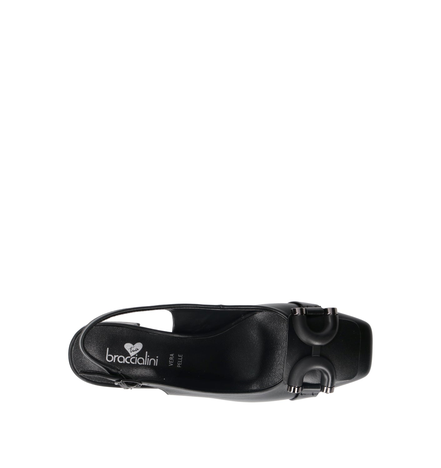 BRACCIALINI Slingback donna nera