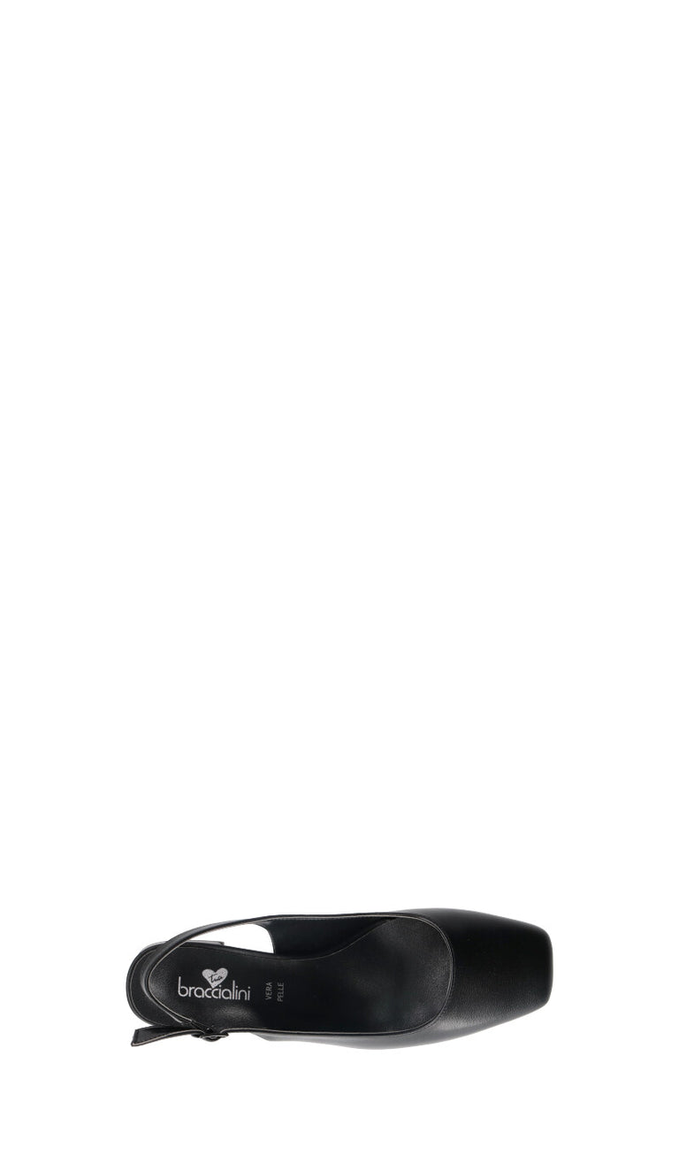 BRACCIALINI Slingback donna nera