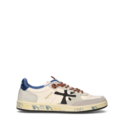 PREMIATA Sneaker uomo bianca in pelle