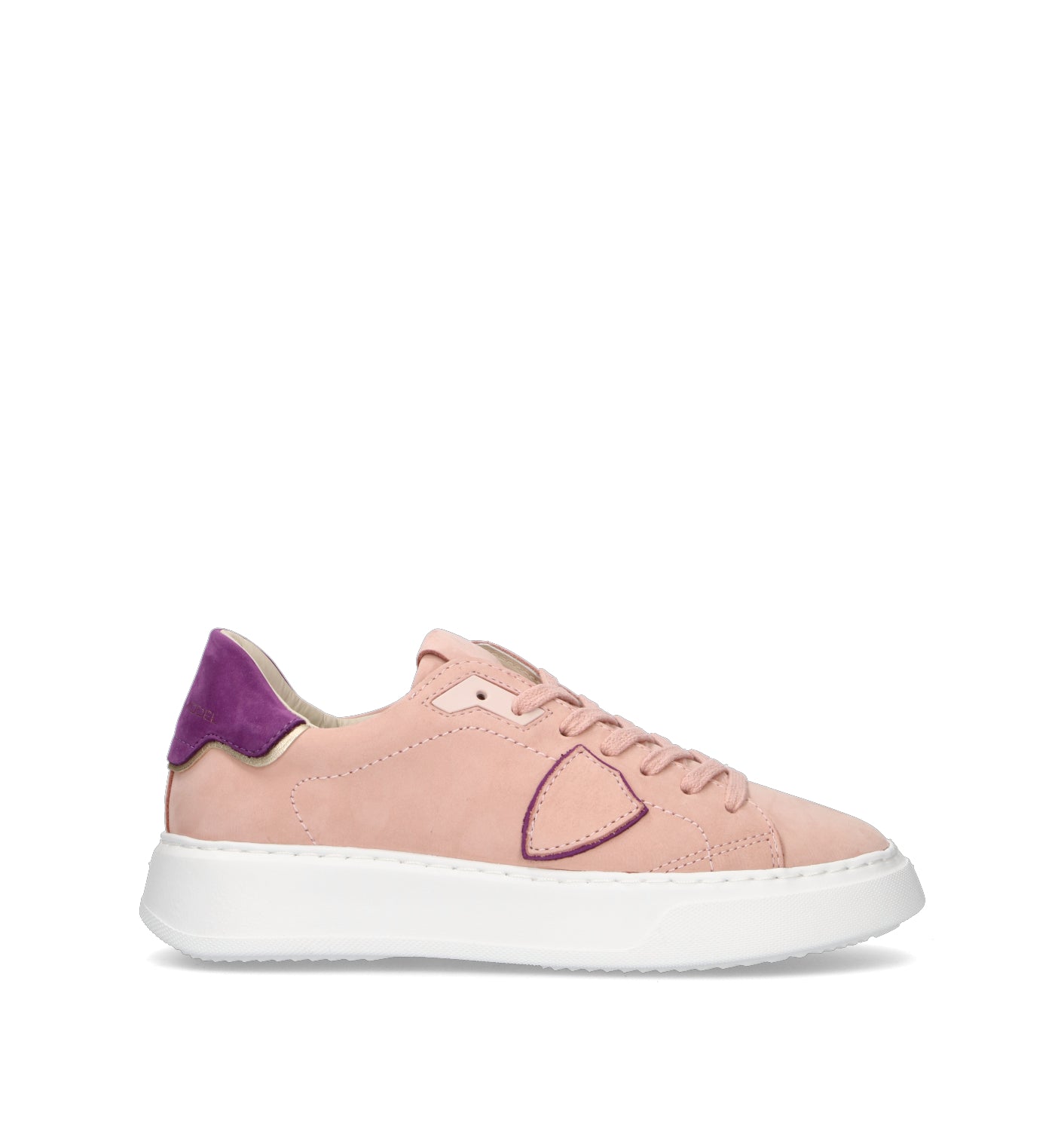 PHILIPPE MODEL Sneaker donna rosa/viola in nabuk