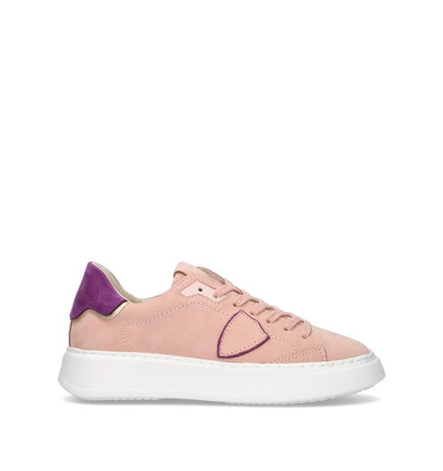 PHILIPPE MODEL Sneaker donna rosa/viola in nabuk