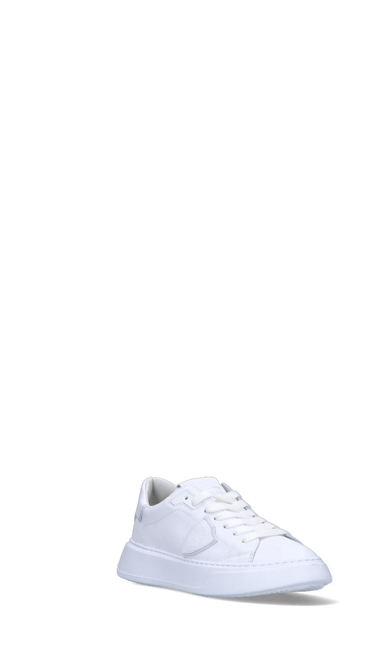 PHILIPPE MODEL Sneaker donna bianca in pelle