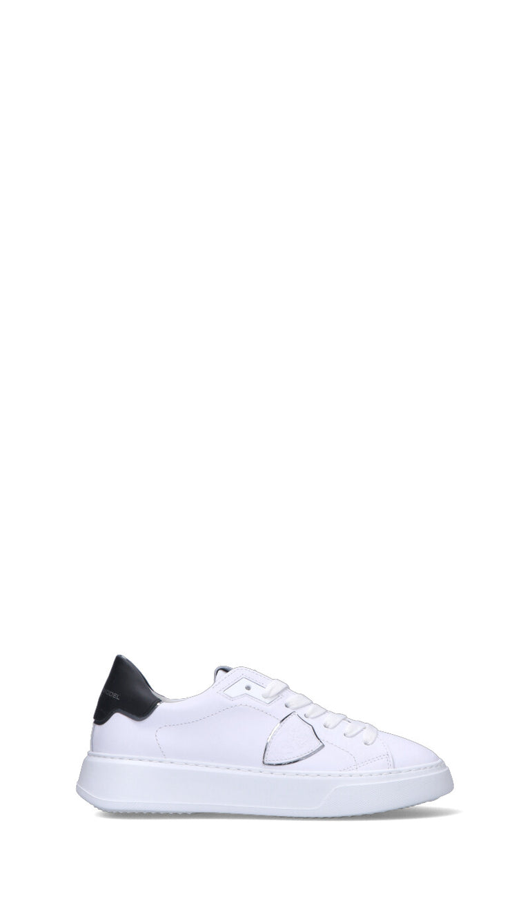 PHILIPPE MODEL Sneaker donna bianca/nera in pelle