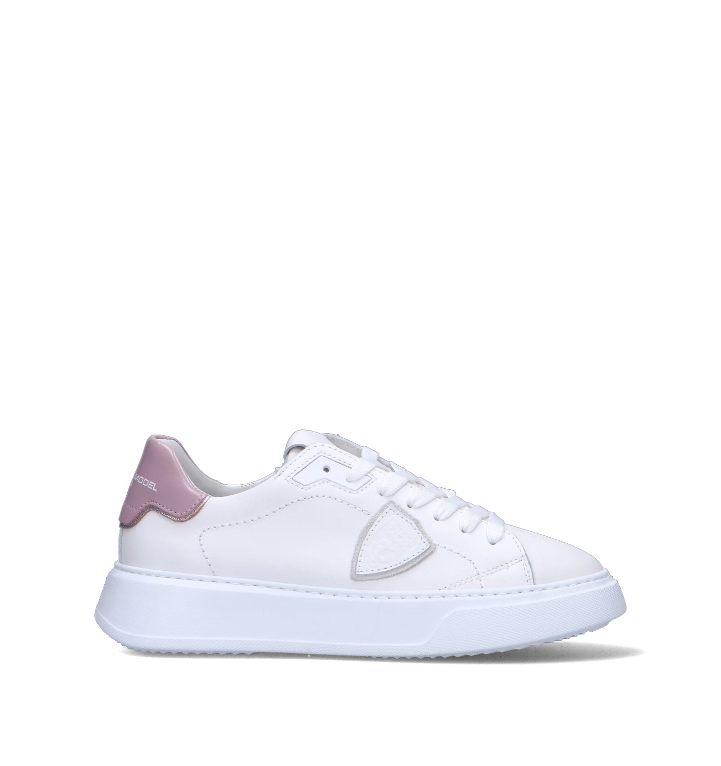PHILIPPE MODEL Sneaker donna bianca in pelle