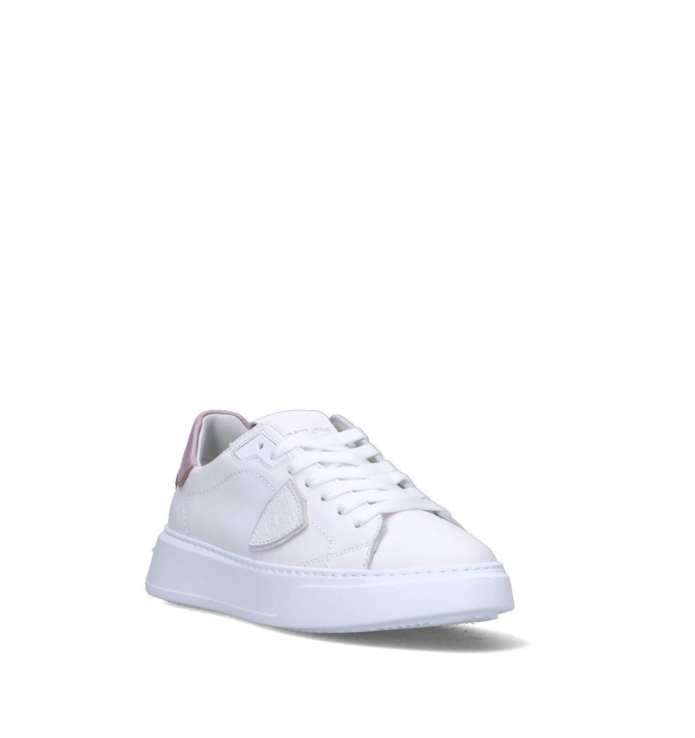 PHILIPPE MODEL Sneaker donna bianca in pelle