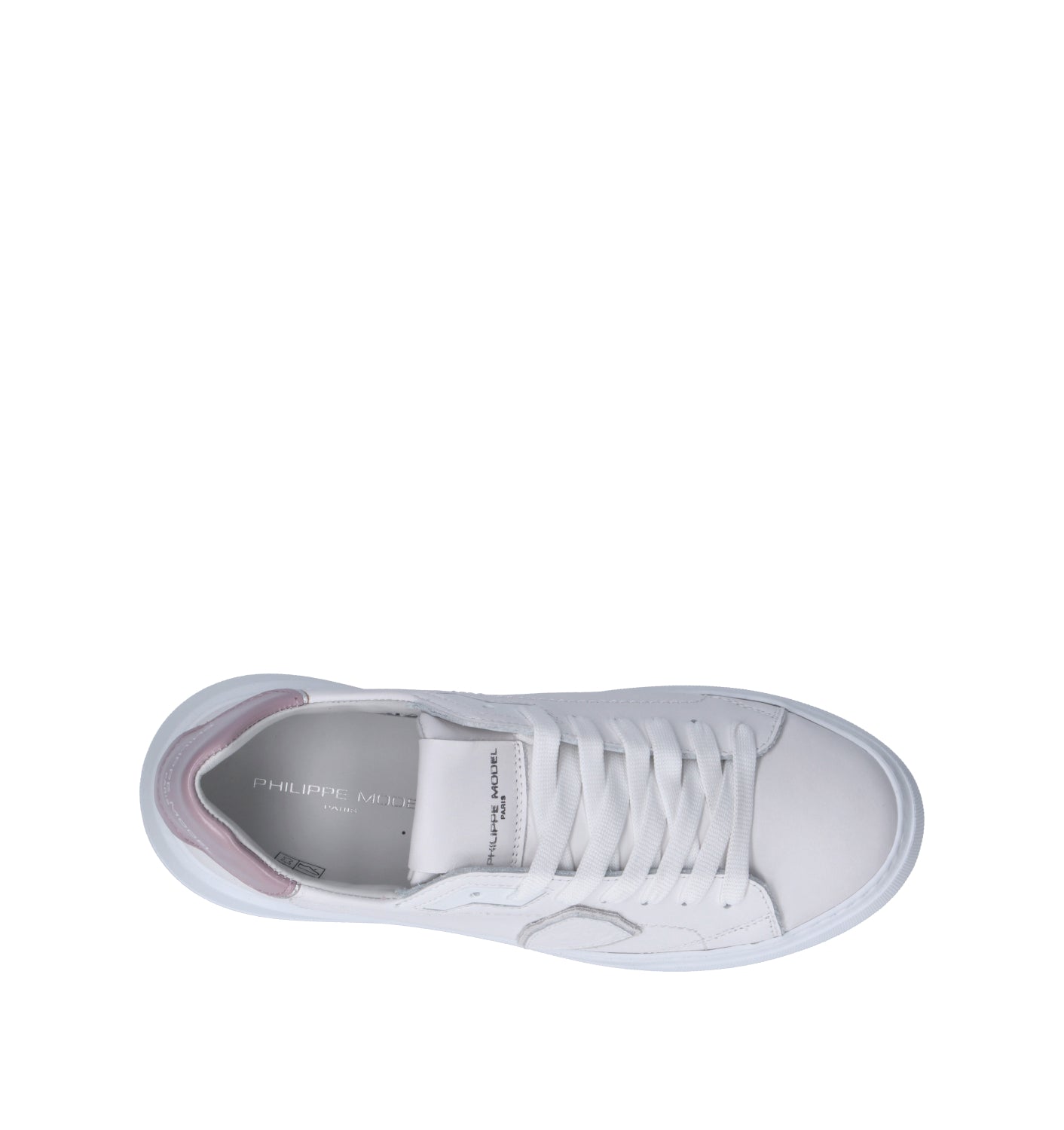 PHILIPPE MODEL Sneaker donna bianca in pelle