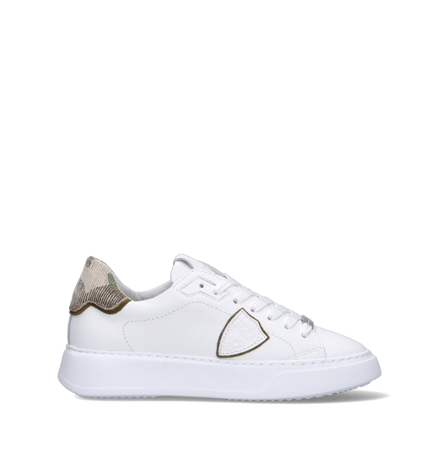 PHILIPPE MODEL Sneaker donna bianca in pelle