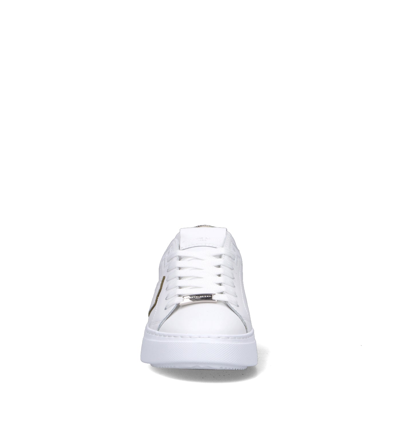 PHILIPPE MODEL Sneaker donna bianca in pelle