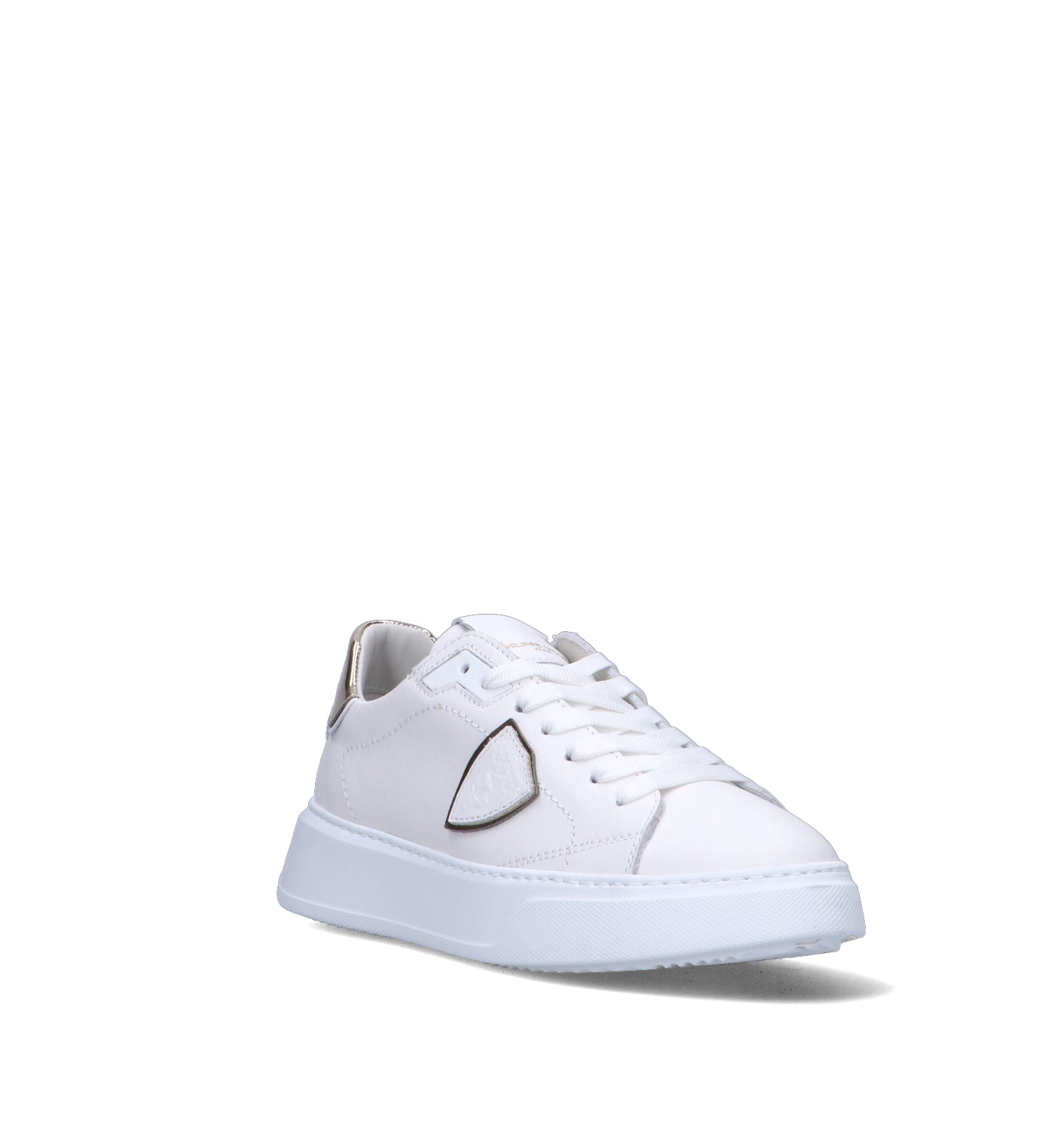 PHILIPPE MODEL Sneaker donna bianca in pelle