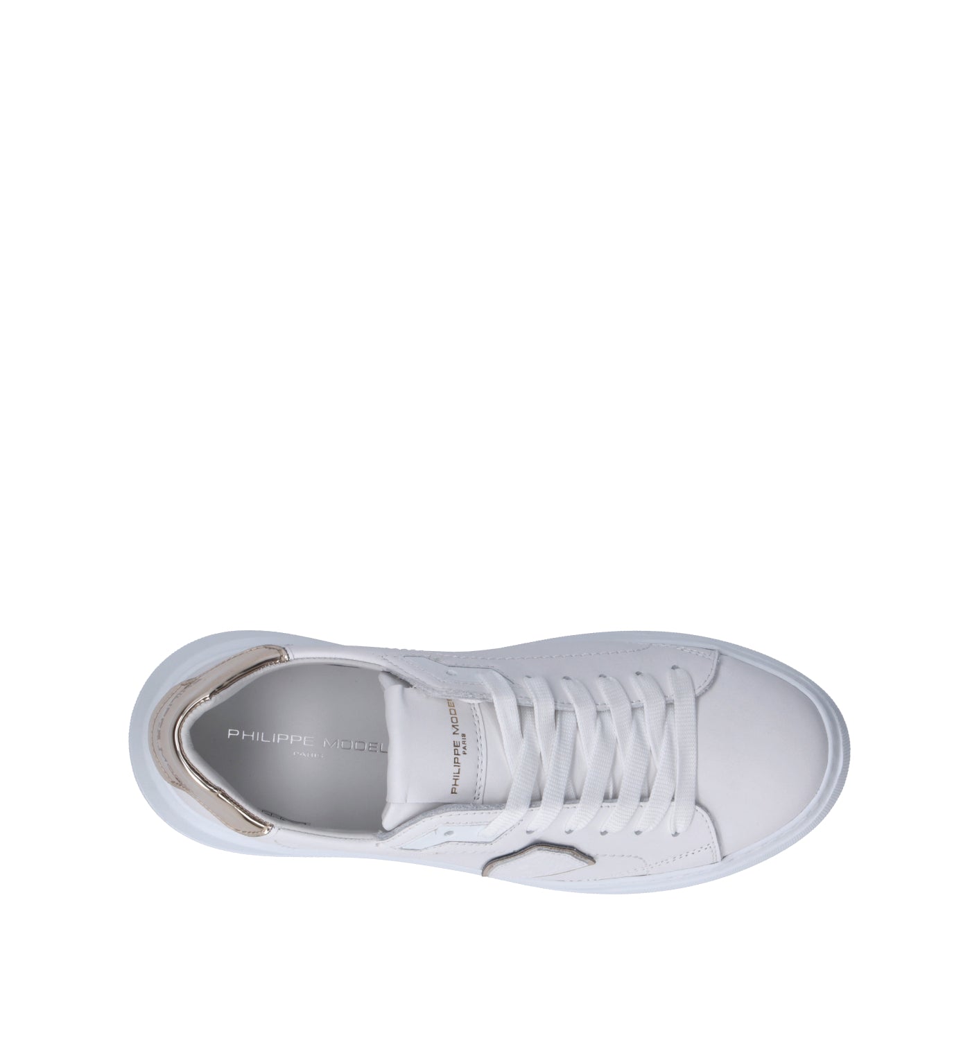 PHILIPPE MODEL Sneaker donna bianca in pelle