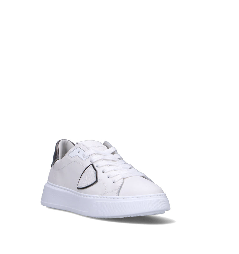 PHILIPPE MODEL Sneaker donna bianca in pelle