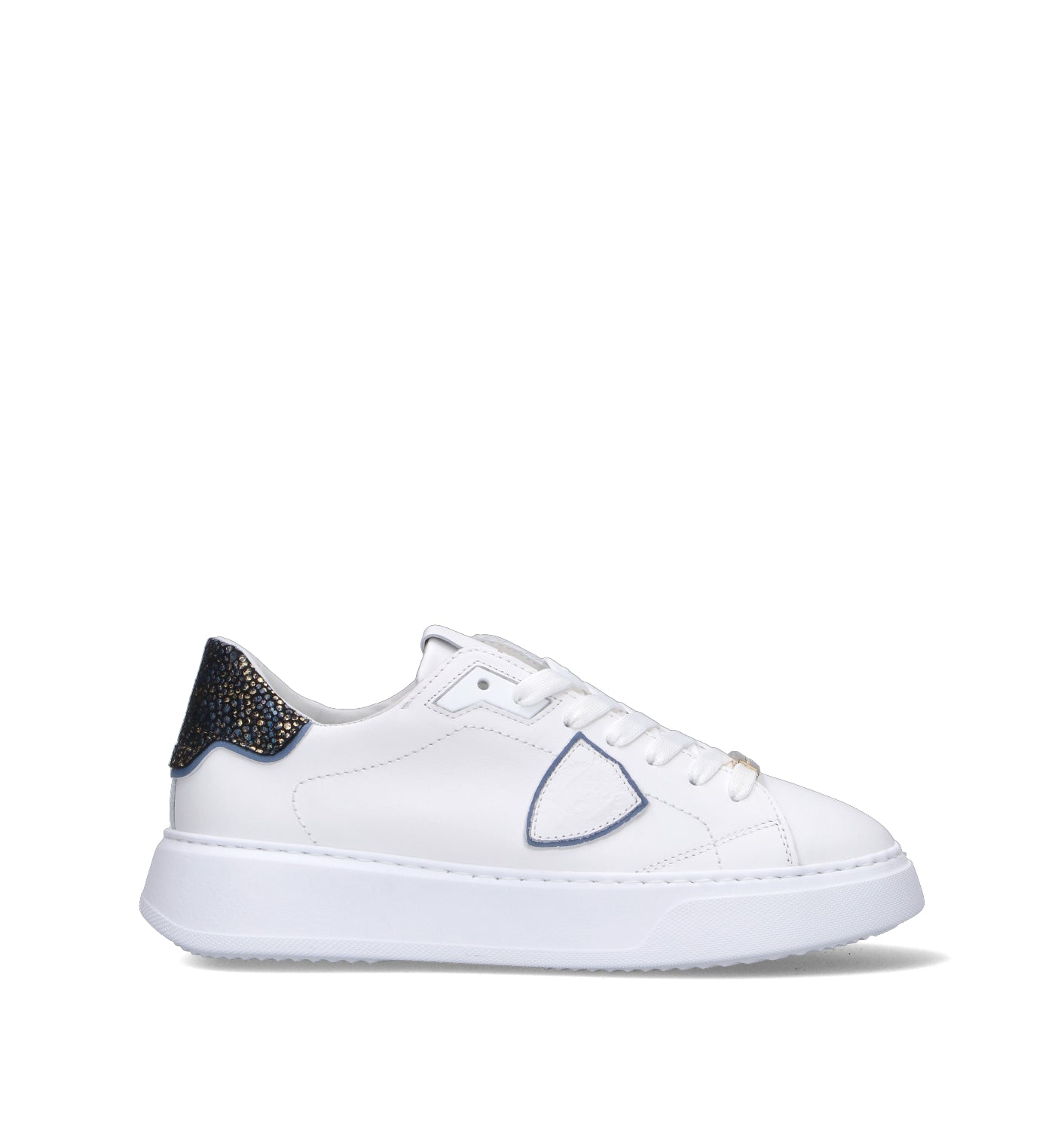 PHILIPPE MODEL Sneaker donna bianca in pelle