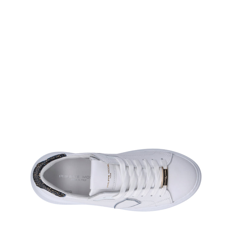 PHILIPPE MODEL Sneaker donna bianca in pelle