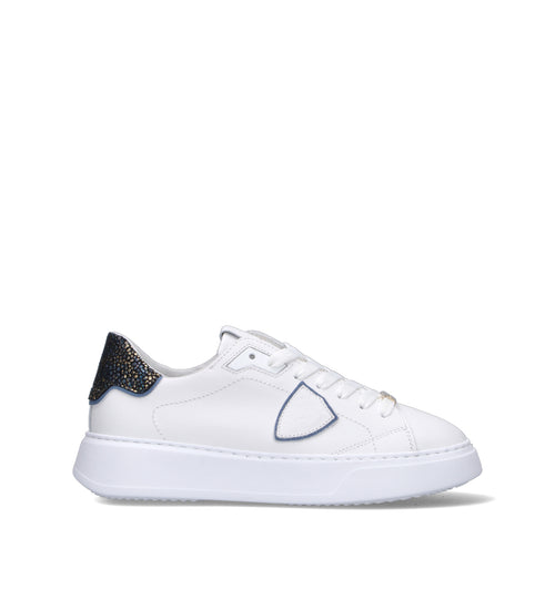PHILIPPE MODEL Sneaker donna bianca in pelle