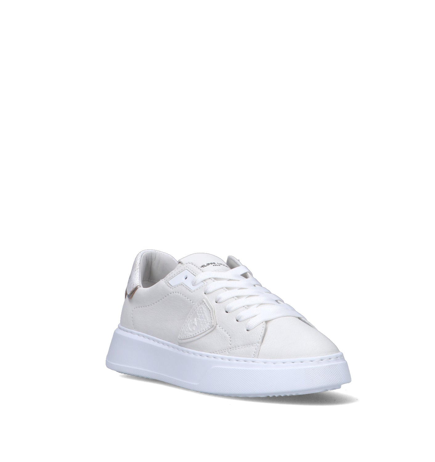 PHILIPPE MODEL Sneaker donna bianca in pelle