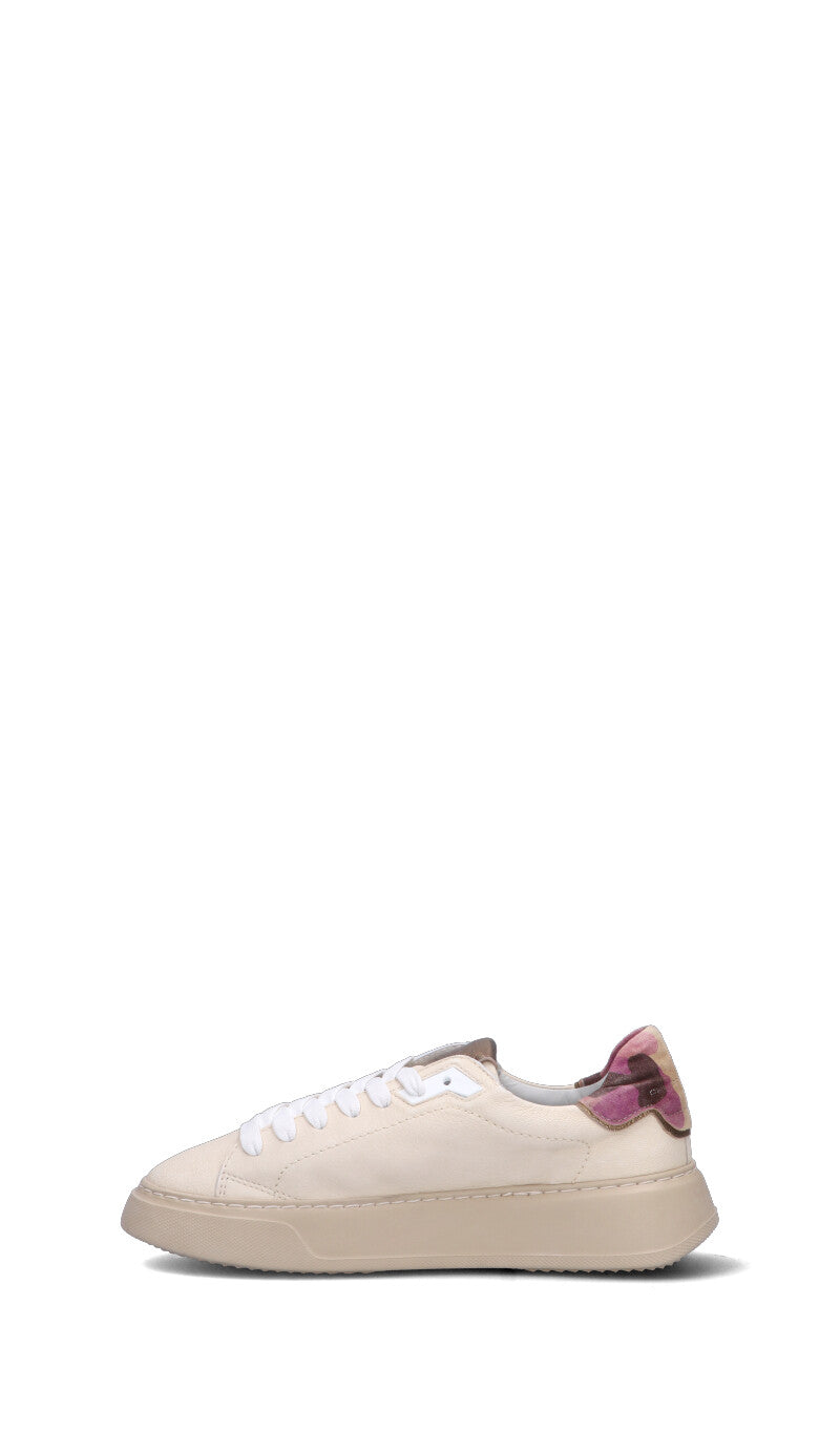 PHILIPPE MODEL Sneaker donna beige in pelle