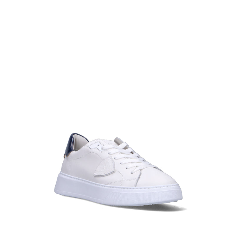 PHILIPPE MODEL Sneaker uomo bianca in pelle