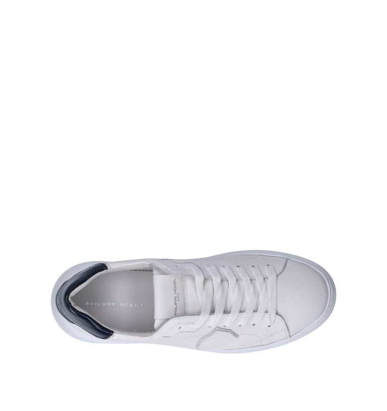 PHILIPPE MODEL Sneaker uomo bianca in pelle