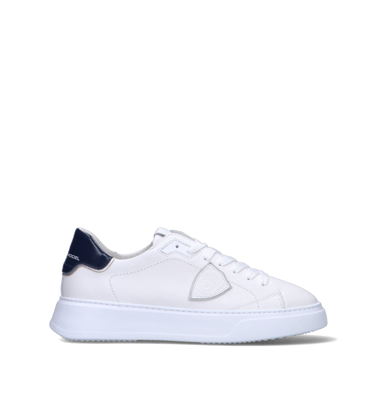 PHILIPPE MODEL Sneaker uomo bianca in pelle