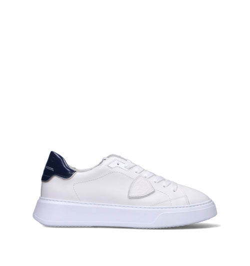 PHILIPPE MODEL Sneaker uomo bianca in pelle