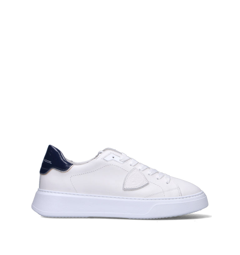 PHILIPPE MODEL Sneaker uomo bianca in pelle