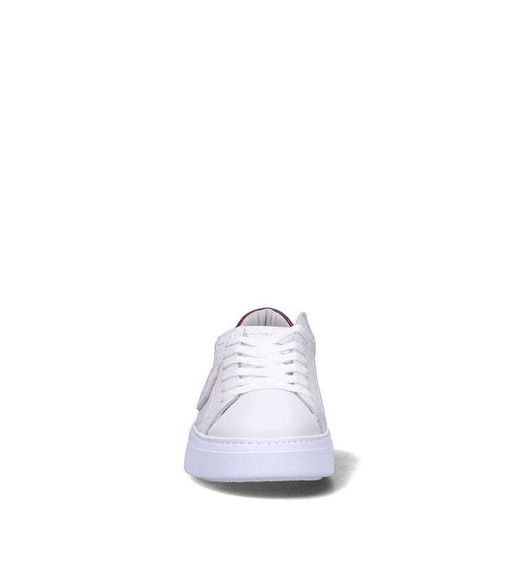 PHILIPPE MODEL Sneaker uomo bianca in pelle
