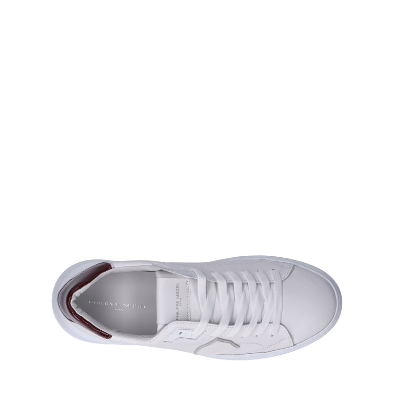 PHILIPPE MODEL Sneaker uomo bianca in pelle
