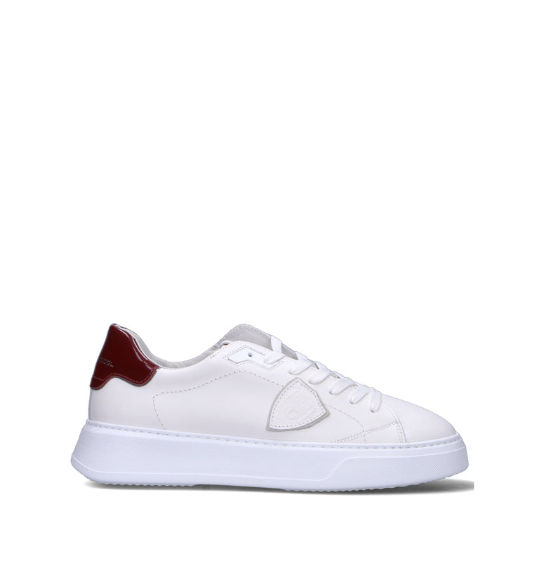 PHILIPPE MODEL Sneaker uomo bianca in pelle