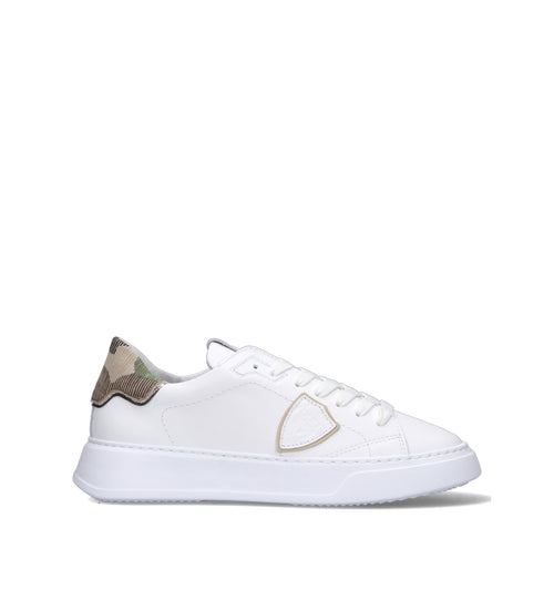 PHILIPPE MODEL Sneaker uomo bianca in pelle