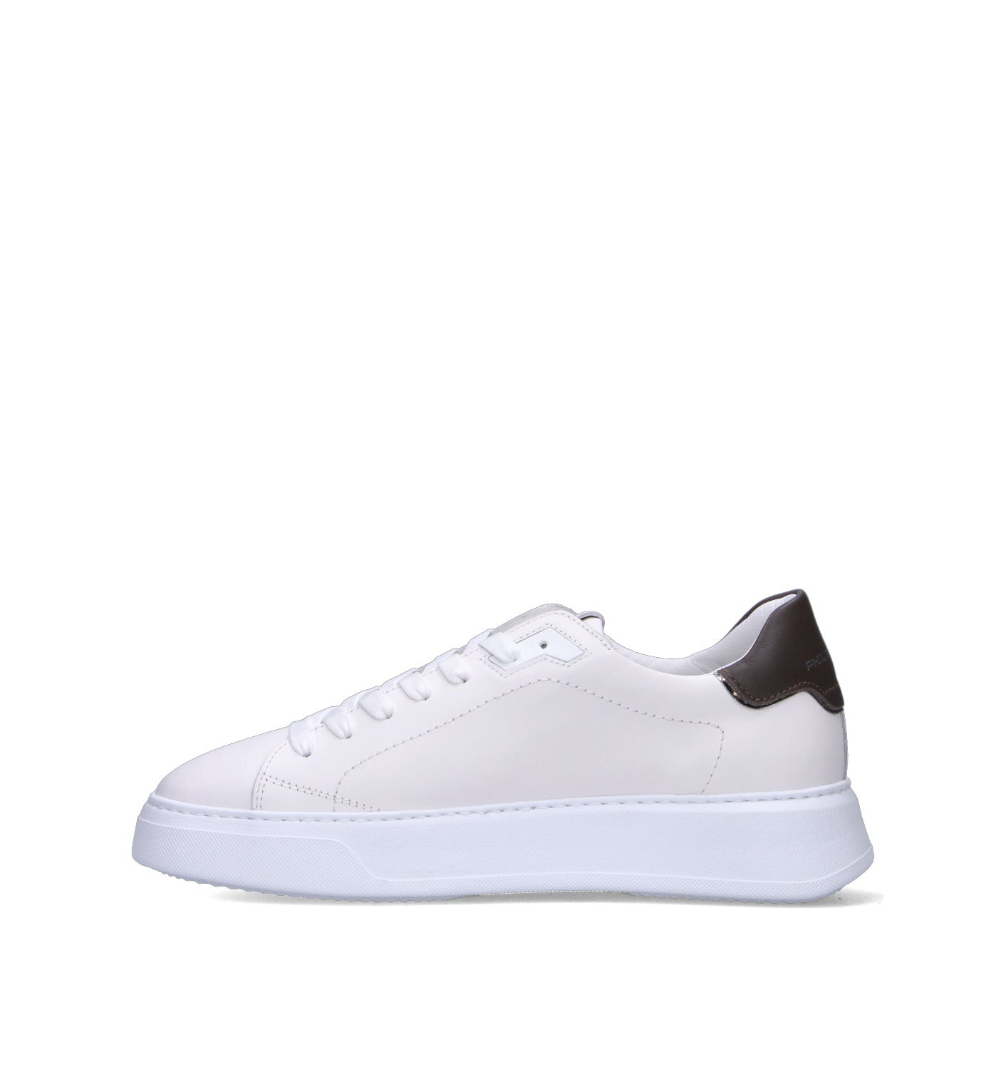 PHILIPPE MODEL Sneaker uomo bianca/nera in pelle