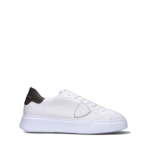 PHILIPPE MODEL Sneaker uomo bianca/nera in pelle